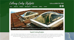 Desktop Screenshot of callawaycoolingskylights.com
