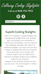 Mobile Screenshot of callawaycoolingskylights.com